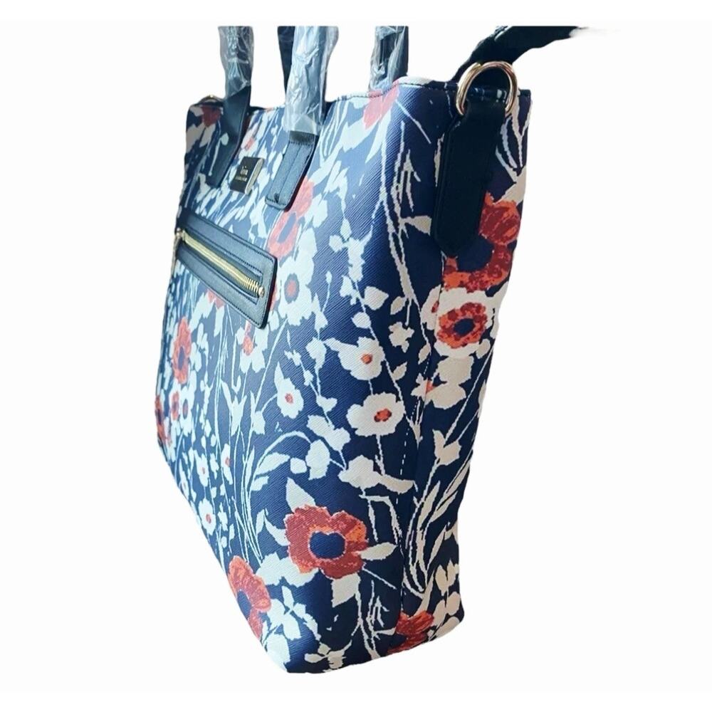 Trina Turk Jardin de Paris Floral Canvas Tote Bag NWT 🌸 - Picture 12 of 14